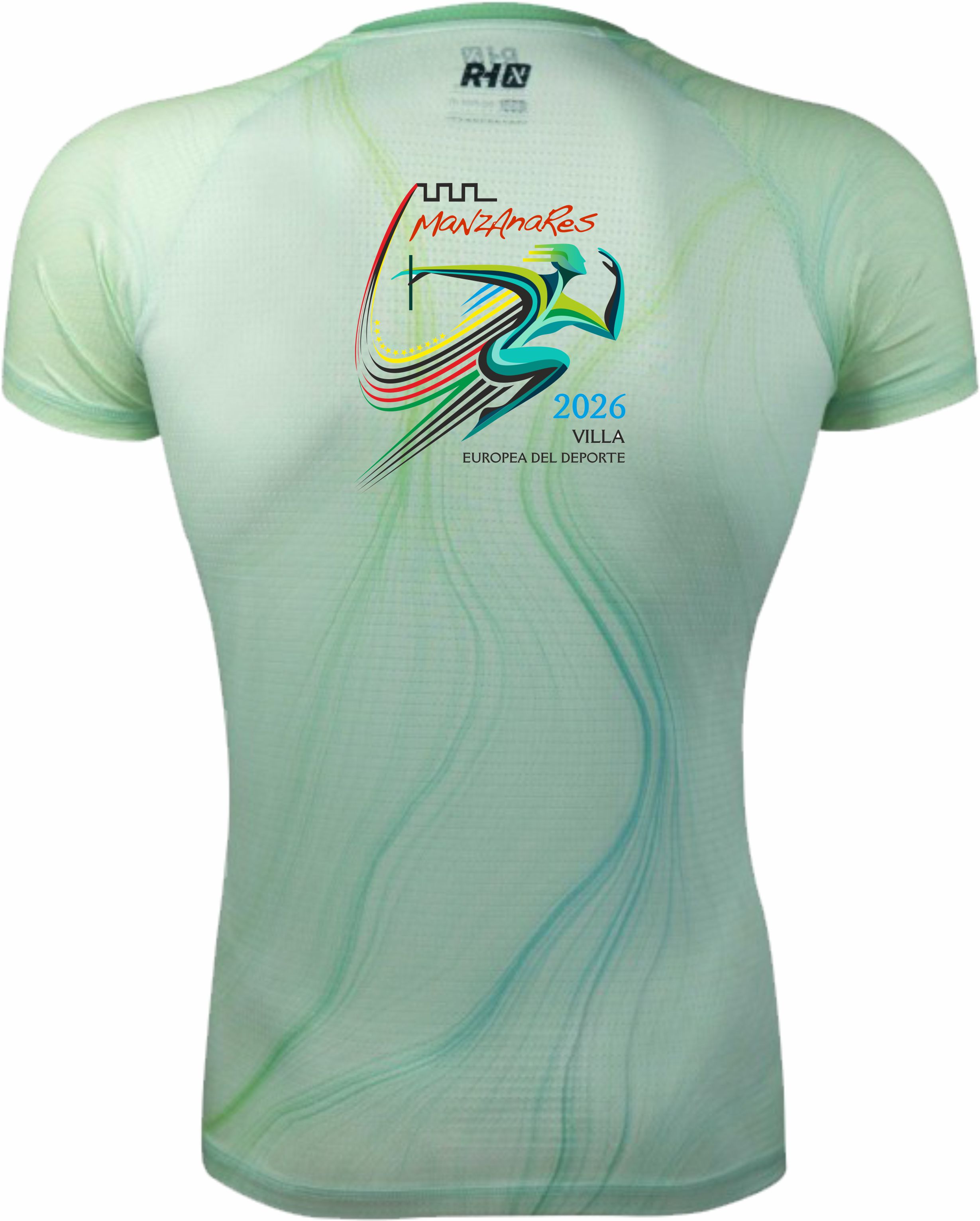 Camiseta Técnica RH Flash - Vista Trasera 10K Manzanares 2026